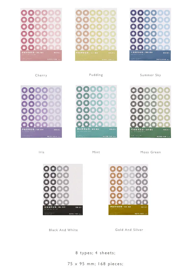 5 компл./лот корейские милые дневник наклейки декоративные ПВХ круглые наклейки этикетки календарь Набор наклеек (4 листов/комплект, 168 шт.)