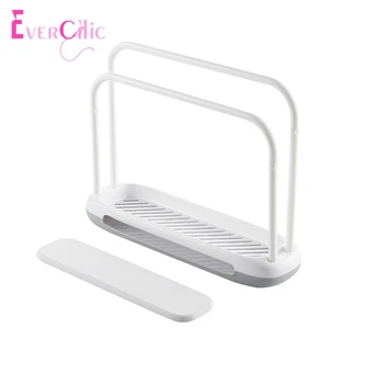 

Bath With Diatom Mud To Receive Non-perforated Towel Rack Double Pole Cloth Rack Kitchen Dishwashing Cloth Drying Rack
