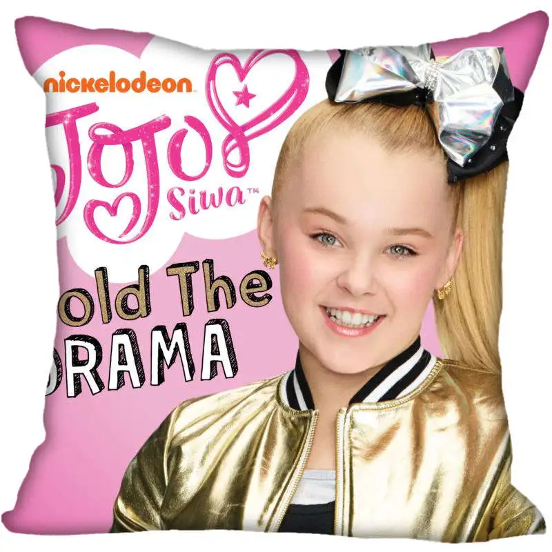 

Custom Jojo Siwa Cool Square Pillowcase soft Pillow Cover Zippered Free shipping More Size (Two Sides) DIY Pillowcase