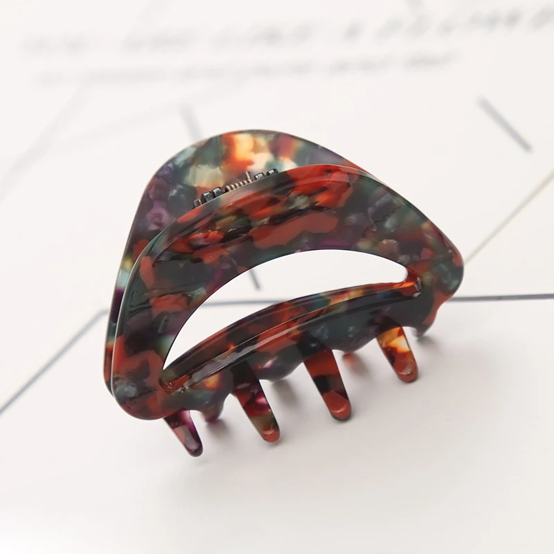 

2018 Korean Trendy Headwear Simple Acrylic Hair Clip for Girl Cute Hair Claw Pins for Women Fashion Updo Tool Hair Accessories