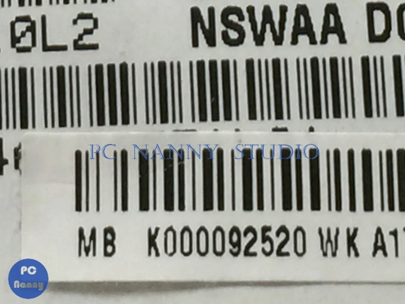 PCNANNY для Toshiba Satellite L500 L505 Материнская плата K000092520 NSWAA LA-5322P материнская плата для ноутбука