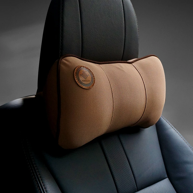 

Memory Foam Auto Car Neck Pillow Neck Headrest Breathable Vehicular Pillows Seat Neck Pillows Car-styling Accessories 3D Cloth