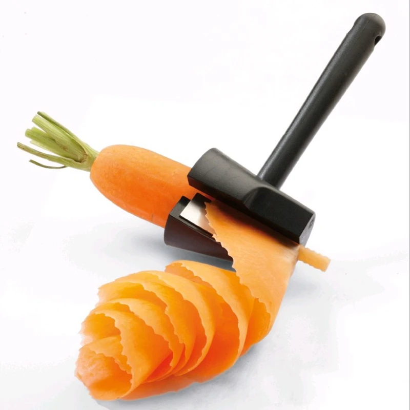 

Hoomall 1pc Vegetable Cutter Plastic Spiral Slicers Peeler Fruits Device Gadget Fruits Slicer Tools Creative Kitchen Accessories