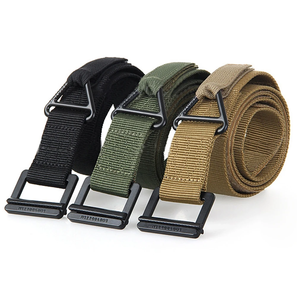 

High Quality Men Women Durable Canvas Rescue Riggers Tactical Rappelling Downhill Belt Outdoor Sports Hiking Hunting Equipment