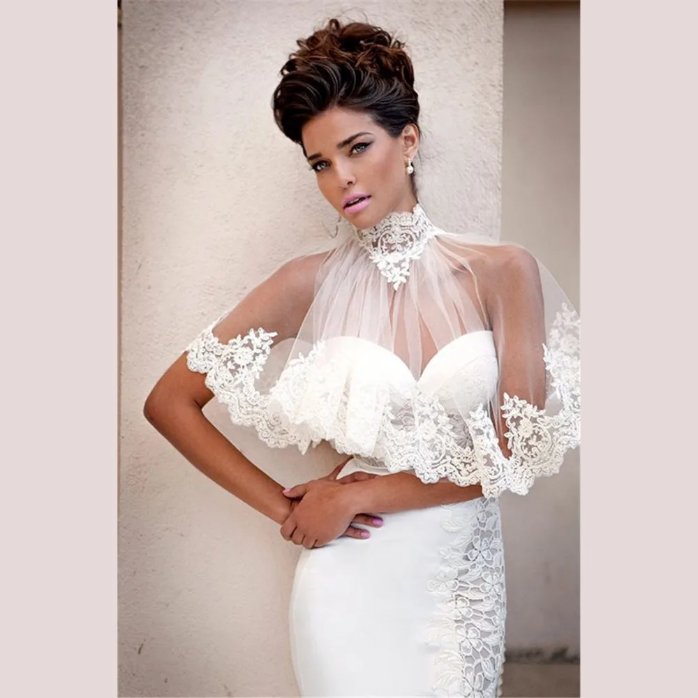 Wedding Wedding Jackets aliexpress com buy ivory lace wedding bolero jackets wraps shawls bridal jacket girls occasion bridal