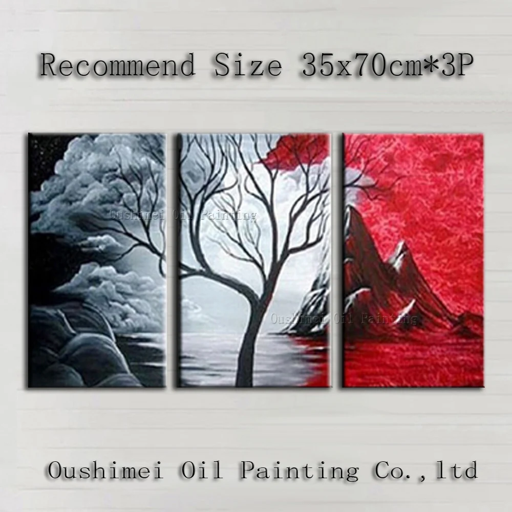 Online kopen wholesale rood en zwart canvas schilderijen uit china ...