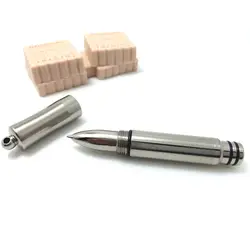 Подпись ручка Бутик Pure Титан Металл Тактический ручка обороны выдвижной кольцо для ключей портативный мини ручка
