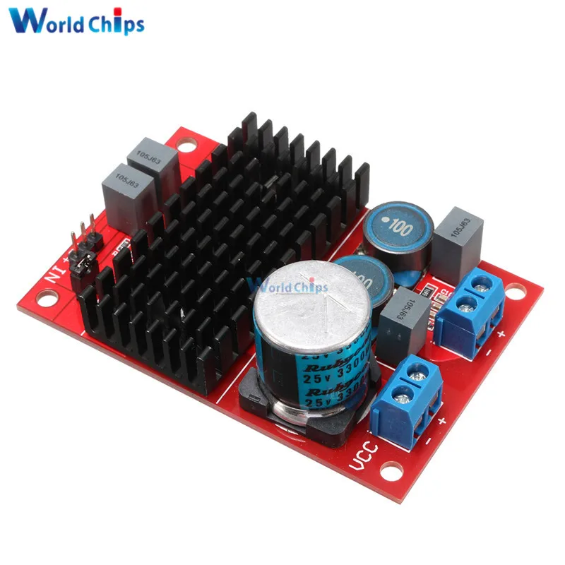 

New Arrival DC 12V-24V TPA3116 Mono Channel Digital Power Audio Amplifier Board BTL Out 100W 75mm X50mm Electric Modules