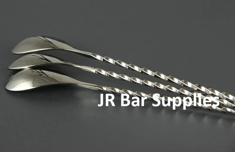 1PCS Trident Bar spoon Cocktail Mixing Spoon 30cm/40cm/50cm, Stainless Steel, Gunmetal Black
