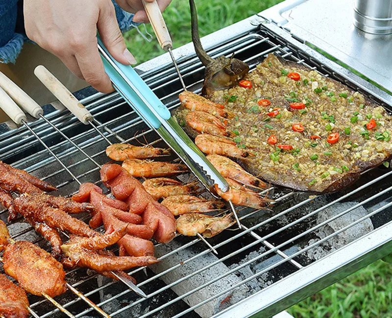 BalmyDays щипцы для кухни Нержавеющая сталь кухонные щипцы, щипцы для барбекю гриля, щипцы для салата мяса еды, металл щипцы кухонные кулинарные щипцы посуда для кухни Кухня аксессуары кухонная утварь