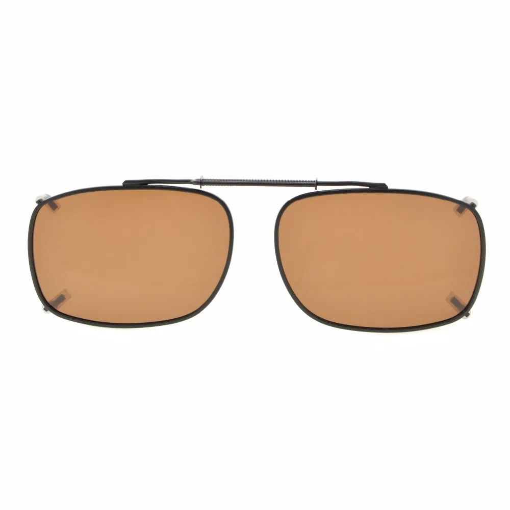 C86 Eyekepper металла Рамки обода поляризованные линзы клип на Солнцезащитные очки для женщин 52 х 36 мм