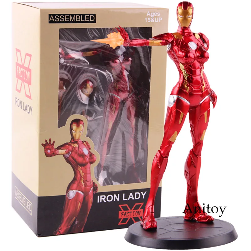 

X FACTION Iron Lady Pepper Potts PVC Iron Man Action Figure Collectible Model Toy