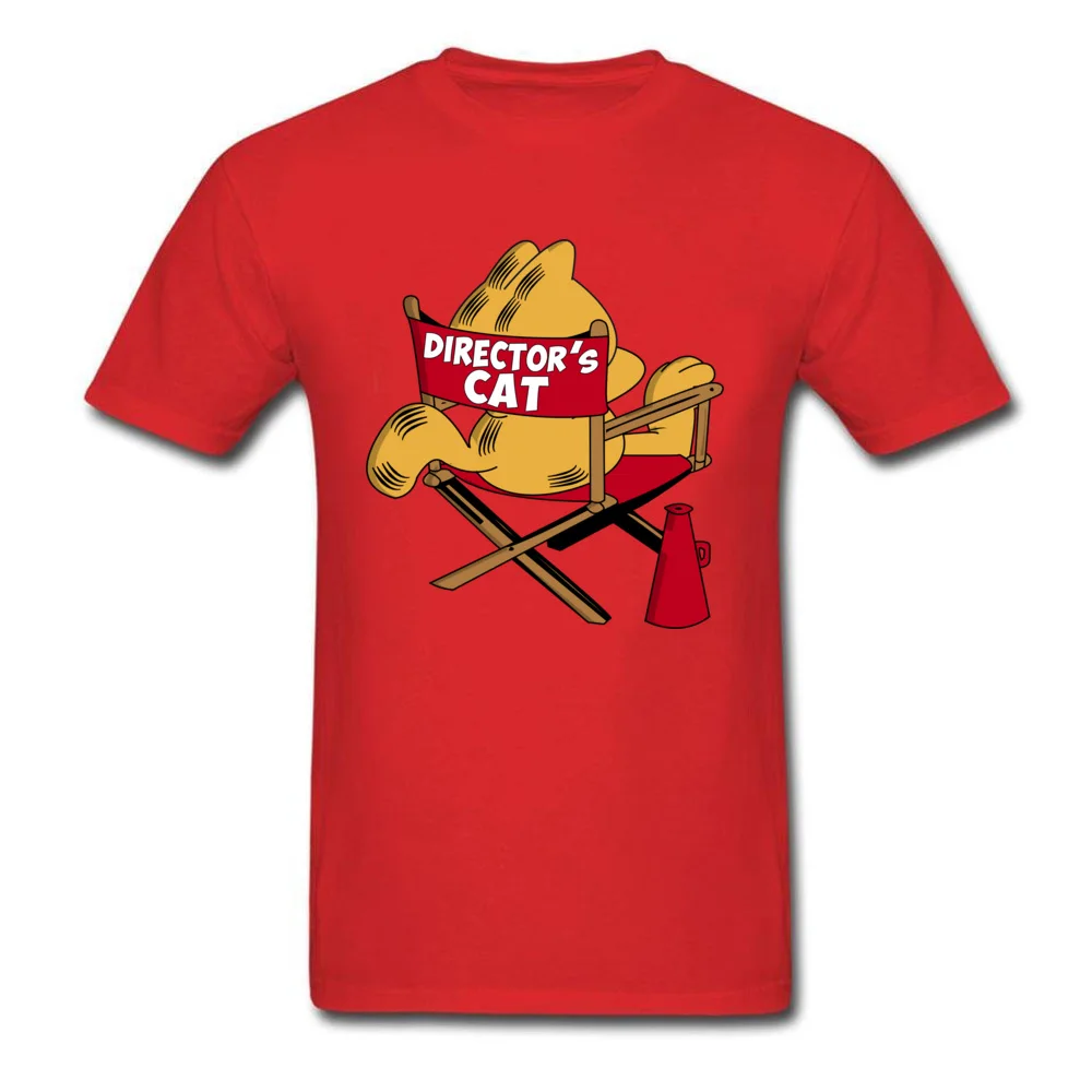cosie Short Sleeve Tops Shirt VALENTINE DAY O Neck 100% Cotton Men T-Shirt Directors...Cat cosie Tee Shirts Oversized Directors...Cat red