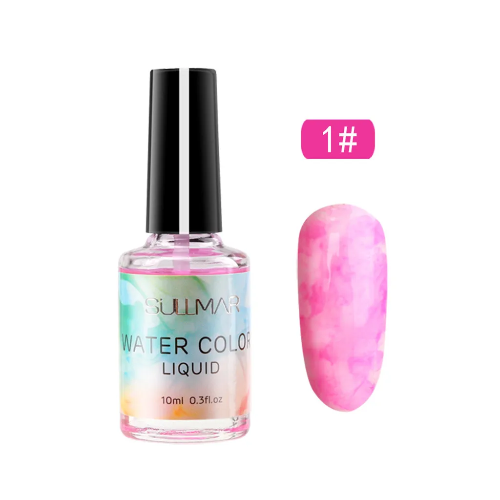 

hot nail art Phototherapy Nail Polish Marble Pattern Ink Smudge Gradient Manicure Smudge nail glue cosmetic make up new 2018