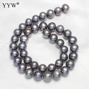 

10-11mm Cultured Potato Freshwater Pearl Beads Baroque Loose Beads Yellow Blue for DIY Necklace Bracelet Jewelry Making Findings