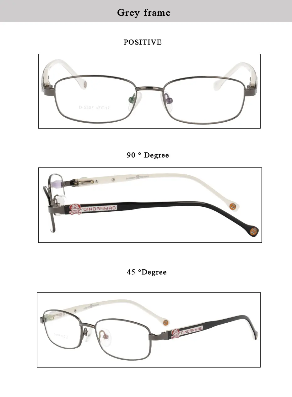 Детские оптические очки рамы дети металлические очки высокого качества Твердые Детские очки рамки D5307