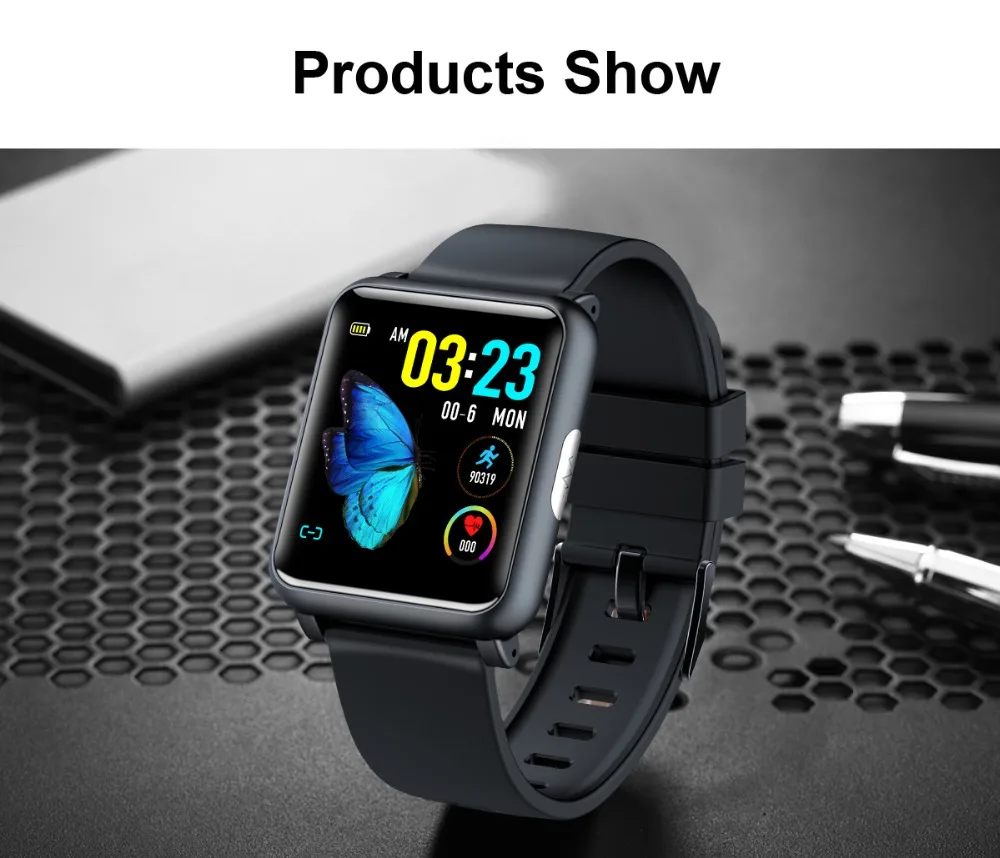 IP67 водонепроницаемые H9 Смарт-часы ЭКГ+ PPG монитор HR кровяное давление Smartwatch спортивные режимы Смарт-часы для мужчин и женщин браслет