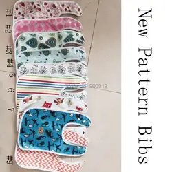 300 шт. красочный дизайн детские нагрудники водонепроницаемый младенцев Симпатичные слюны Обувь для мальчиков Обувь для девочек младенцев