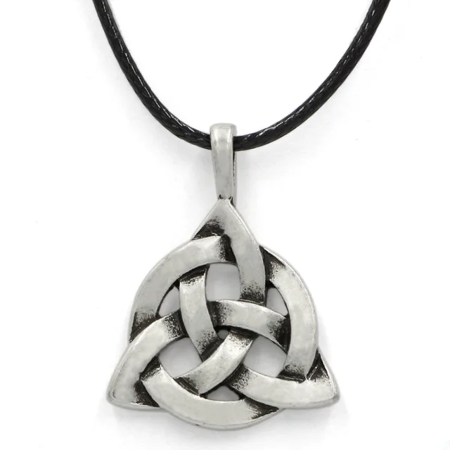 Viking Triquetra Trinity Knot Norse Necklace Irish Scandinavian Pewter