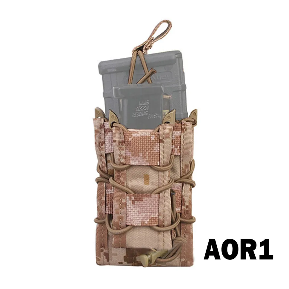Hunting& Airsoft Magazine Pouches Double Mag Pistol Rifle Molle Magazine Pouch for M4 M16 AK Glock Free Shipping