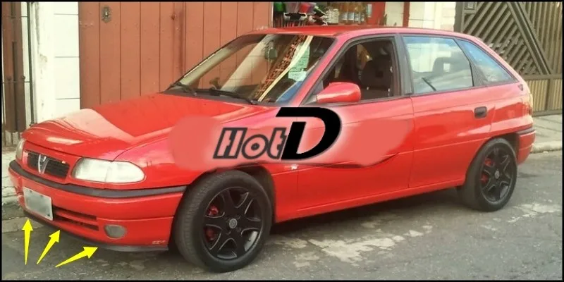 Bumper Lip Deflector Lips For Opel Sintra For Vauxhall Sintra Front Spoiler Skirt For Top Gear Friends Tuning Body Kit Strip 5.5