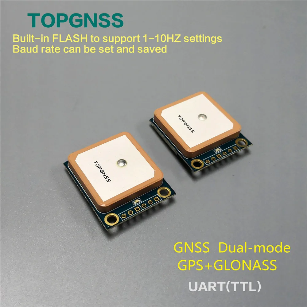 Встроенная вспышка NMEA0183 FW3.01 3 5 в GPS Modue UART GLONASS двухрежимный модуль M8n GNSS антенный
