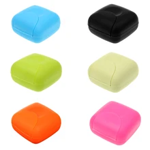Ванная комната блюдо тарелка дорожная подставка для мыла Коробка Чехол контейнеродержатель душ Home Ванная комната пластиковая мыльница дозатор для мыла стойки