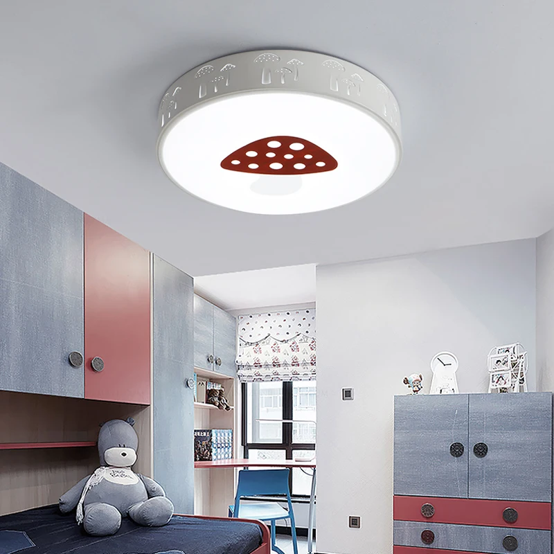 

Mushroom Ceiling Lamp Kid Room LED Ceiling Lights Bedroom Lighting lampara techo plafonnier lamp ceiling