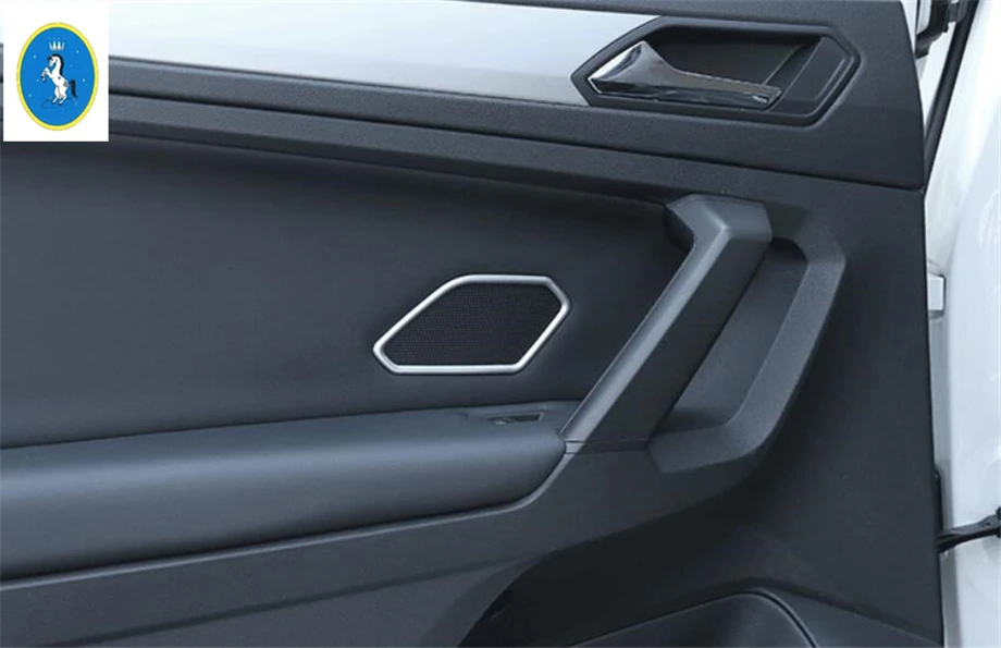 Yimaautotrims задняя дверь стерео динамик аудио звук громкий динамик крышка отделка Подходит для Volkswagen VW Tiguan MK2