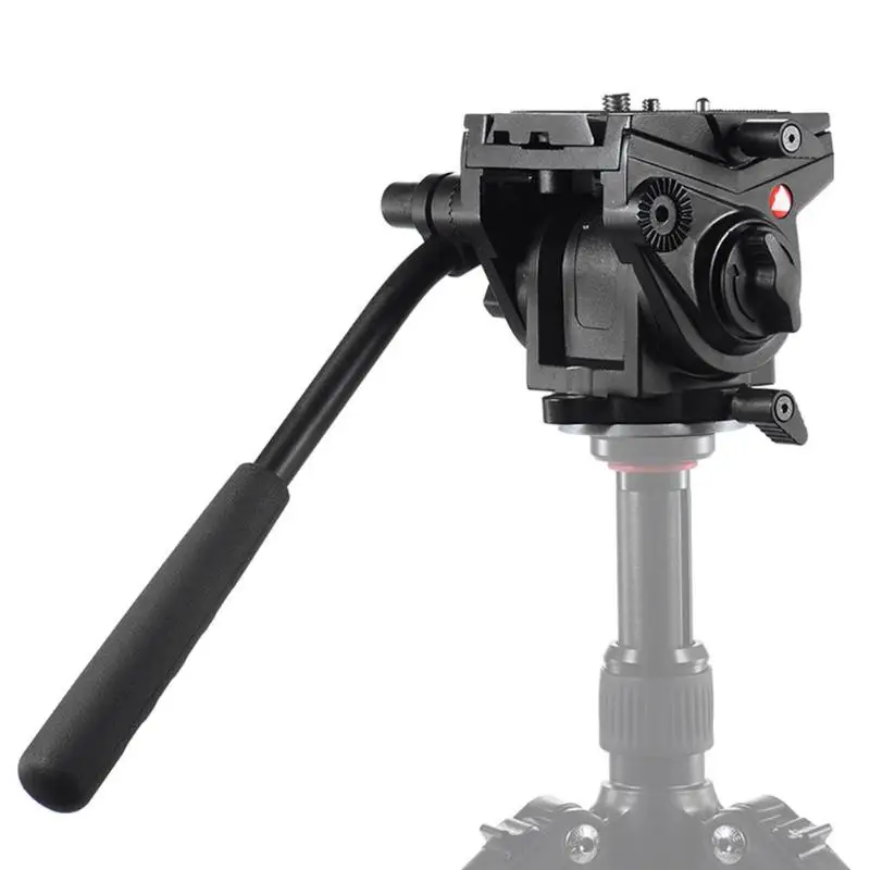 Kingjoy VT-3510 алюминиевый сплав видео штатив головка 360 градусов панорамная камера стенд Жидкость демпфирующий держатель