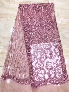 

African Lace Fabric 2019 High quality Dry lace Fabrics High Quality Cotton Lace Nigerian Lace Fabrics For Wedding 2018