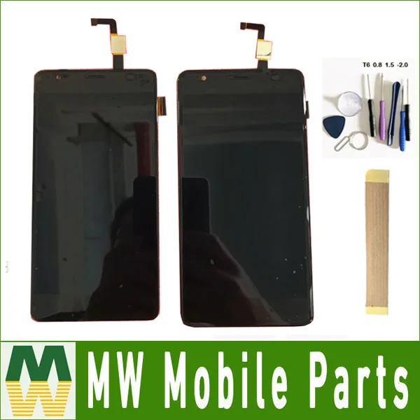 

Black color For Fly POWER PLUS FHD FS554 LCD Display Screen Touch Digitizer Assembly + Tools & TAPE