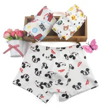 3 шт нижнее белье для мальчиков из мягкого органического хлопка, нижнее белье шортики трусики Однотонная одежда трусы-боксеры, трусы, для детей и подростков Underwear2-12year