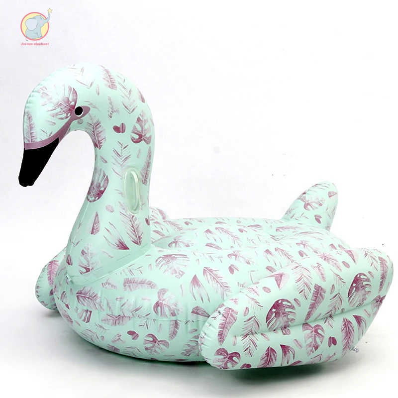

150 cm Inflatable Mint Green Flamingos Pool Float Tube Raft Adult children water Swimming Ring summer beach Party Toy