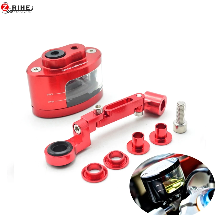 

Universal CNC Motorcycle Brake Fluid Reservoir Oil Cup Use With DOT4 Brake Fluid For Yamaha XJR1300 YZFR1 tmax 530 tmax530 mt03