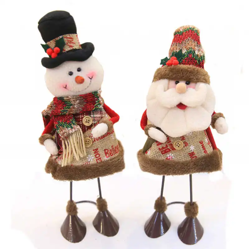 Christmas Decorations DIY Christmas Gifts Felt Cloth Decorative Ornaments Dolls Super soft plush material touch feel cozy #2n19 (5)