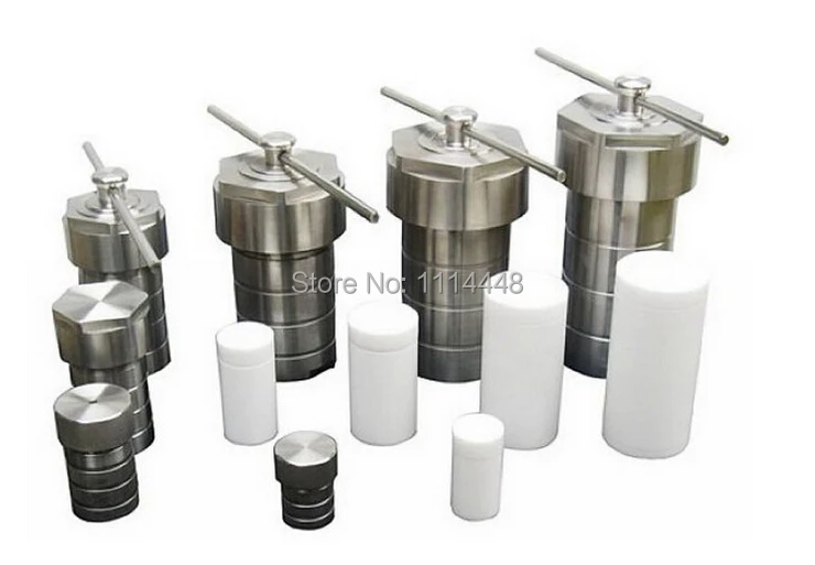 

150ml Stainless Steel High Pressure Hydrothermal Synthesis Autoclave Reactor Digestion Tank with PTFE / PPL inner chamber