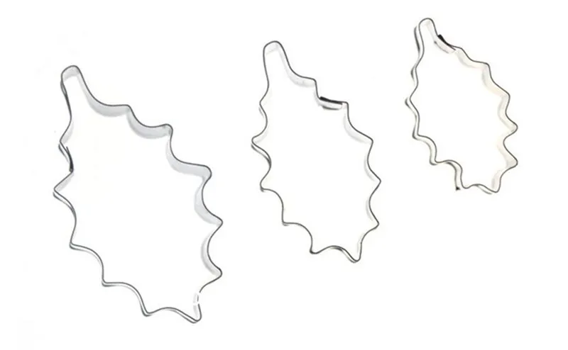 holly leaf cake cutting set 7 j