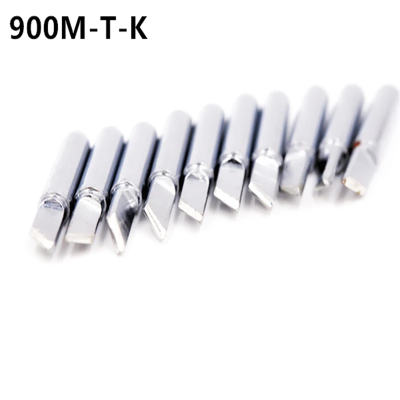 10 x Lead Free Replacement Soldering Tools Solder Iron Tips 900M 933 936 