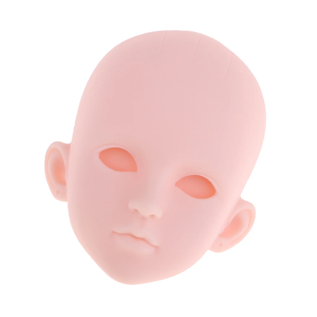 1/4 Female  Doll Head Sculpt Ball-Jointed Doll Body Parts for practicing make up Applicable 1/4 female head sculpt