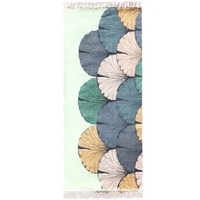 Прикроватные хлопок кисточки ковры Спальня коврики бытовые прямоугольной Ковры машинная стирка кос полоски современный минималистский Nordic