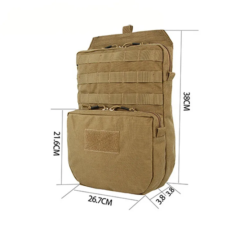 Tactical Molle 3L Pouch 1050D Nylon Hydration Backpack Water Pack Outdoor Sports Hiking Climbing Travelling