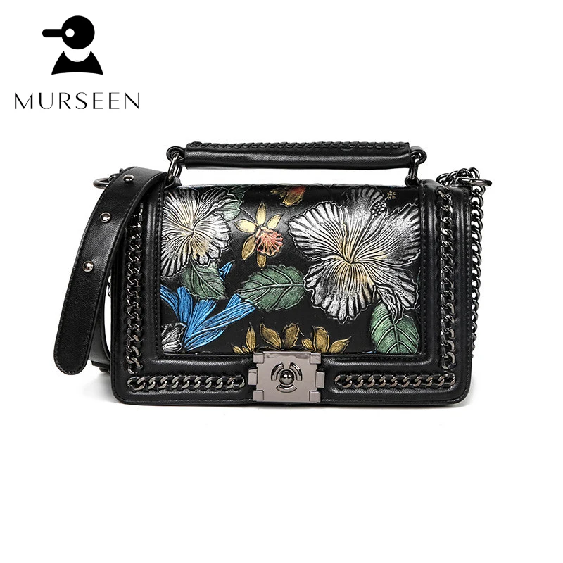 

Women genuine leather handbags High quality shoulder crossbody bags Luxury brand small messenger bags New fashion designer blosa