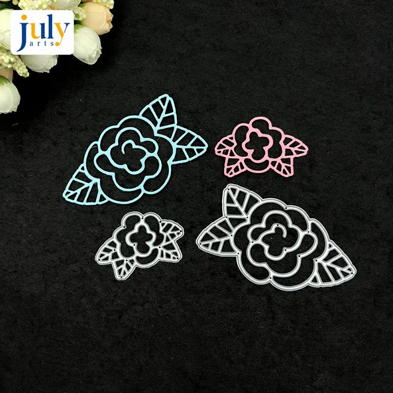 Julyarts Flowers Metal Cutting Dies Stencils for DIY Scrapbooking Photo Album Decorative Embossing Paper Cards Crafting Die Cuts | Дом и сад