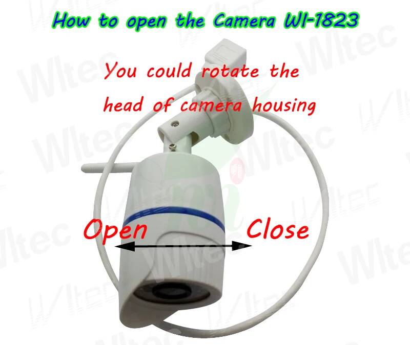 WItec HD 1080P wifi 128G sd-карта Водонепроницаемая камера безопасности пластиковая камера для мобильного управления пластиковая оболочка одна кнопка сброс камеры