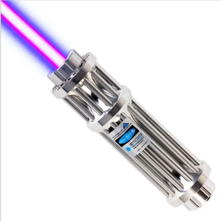 Está Quente! Alta Potência Ponteiro Laser Azul 1000000m 450nm Sos Lazer Lanterna Queima Jogo – Queimar Luz Charutos Vela Preto Caça mw