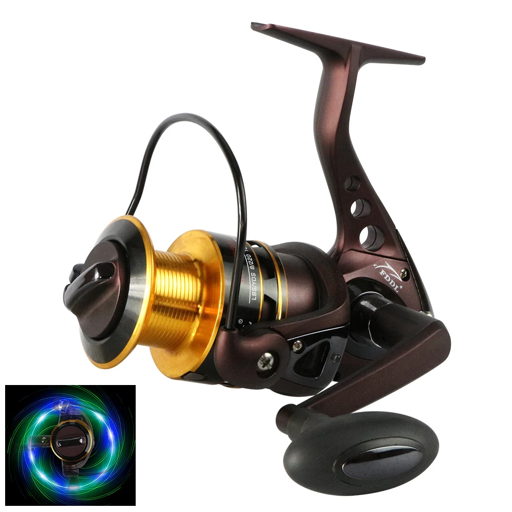 

10+1 Ball Bearings Spool Spinning Reel 3000 Series Aluminum Carp Fishing Reel 5.1:1 Molinete Pesca Bait casting Reels