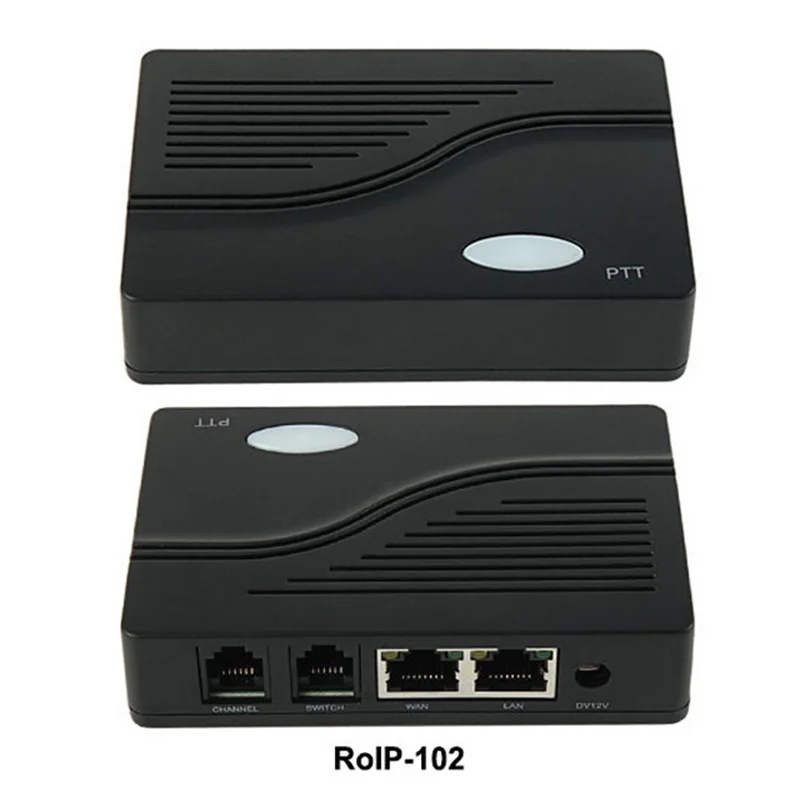 RoIP102 sip voip шлюз с поддержкой порта PTT для голосовой связи|voip gateway|sip voipgateway |