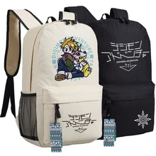 Men Women Japan Anime Digital Monster Digimon Adventure Tri Gabumon Backpack Bag School Shoulder Travel Book