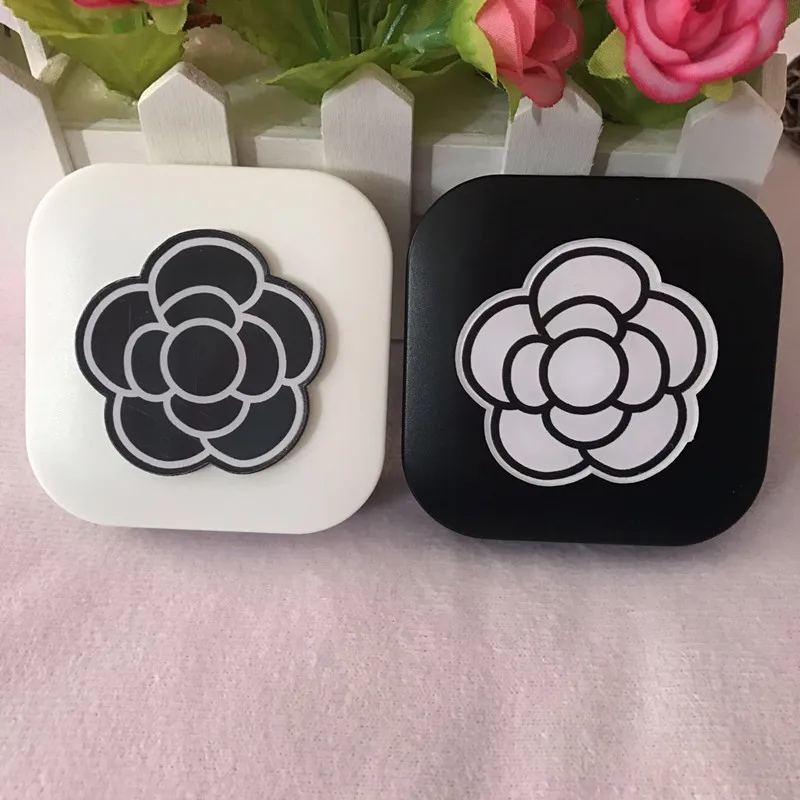 LIUSVENTINA DIY acrylic cute flower contact lens case for eyes contact